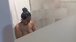 Admiring the neighbor while she showers