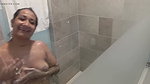 Admiring the neighbor while she showers