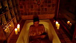 a shower, with lots of foam, to relax my body while I chewed