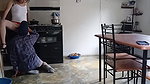 A lucky cleaning worker surprises this divine horny stepmother ready to fuck in heels