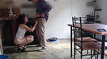 A lucky cleaning worker surprises this divine horny stepmother ready to fuck in heels