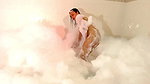 A foam shower, how nice it would be for you to be here
