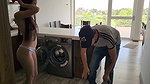 Sexy Laura fucks her father’s employees in different places,(comp