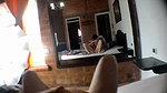 School hot babe with natural tits fucking hard after school until getting creampie