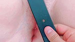 Scolding my cousin’s pussy with a strap I slap her until she’s red
