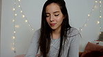 Sexy and cute face Latina teasing you with her sweetness