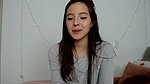 Sexy and cute face Latina teasing you with her sweetness