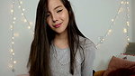 Sexy and cute face Latina teasing you with her sweetness