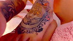 Sexy Colombian with a slim and tattooed body and an angel face seduces you with a hot striptease and movements