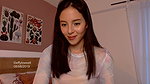 Sexy girl in thong shows you how hot she is