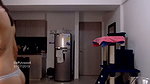 Sexy skinny tattooed Colombian webcam girl Effy Loweell dances sensually while she is totally naked at home