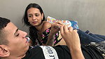 Sexy stepsister can’t stand the urge to fuck with me and asks me to fuck very well