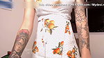 Skinny Colombian cam slut Effy teases you in her sexy white outfit