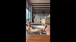Stepsister ScarlettKent gets lick in her feet, toes and soles in a hot tub by her stepbrother