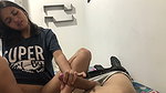 Stepsister with big tits is bored and wants to have fun with me with her big ass