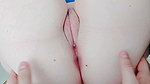 Student gets bored of studying and lets me open her pussy in her parents’ bed