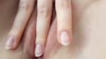 Sweet innocent girl drips pussy cream