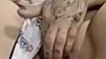 Tattooed finger
