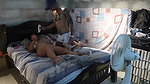 The fake masseuse with deception butts her without a condom