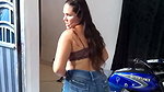 THE NEIGHBOR OFFERS ME HER MOTORCYCLE AND CONVINCES ME WITH RICH SEX TO BUY IT FOR HER