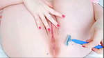 waxing my pussy from the inside removing every hair inside
