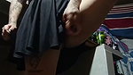 Wife alone at home masturbates