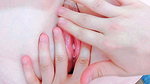 With my fingers I open her completely closed pussy