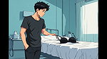 The maid’s inner wear captivated him