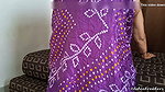 Purple Saree Love the Gujrati Bhabhi Feeling