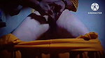 Nice hot girl playing with her big