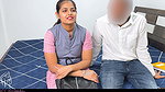 Due to Komal’s father being transferred, it was her last day of the class and the boyfriend from the school also started fucking her on the spot