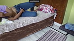 Beautiful young stepsister was busy in reels when big stepbrother