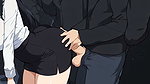 Anime public bus threesome sex