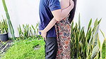 MILF Fucking Exib in the Garden Almost Caught ( Outdoor Sex )