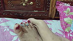 Indian Desi Young Girl Ass and Hairy Vulva Touching with Her Boyfriend