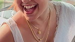 Cute chubby girl huge boobs cleavage expose in white saree 1