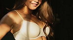 ROSHINI WALIA SEXY STRIP TO LINGERIE TEASE 1