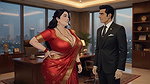 desi indian shweta bhabhi having sex at office with hindi audio animation video 1