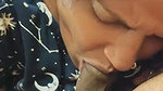 Indian MILF Slave Olivia Deepthroat Blowjob Face Fuck by her Master with Slap, Handjob Jerk Cumshot Happy Ending first time ever