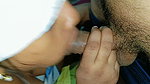 The sister-in-law of the Desi village takes semen in her mouth with a big desi cock