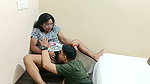 Indian Married Bhabhi Shared Bed and Fucked with Computer Teacher at Home