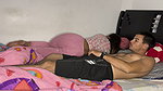 Her big ass warms me up until I have her on top of me – Creampie – Porn in Spanish