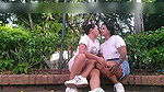 He managed to conquer a stranger in a park and ended up practicing oral to her in public