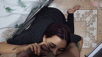 He invited me to his room and ate my cock until I came on his tits