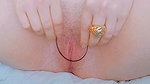 great orgasm touching my pink pussy button