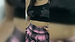 Grabbing and squeezing my slut’s gorgeous tits fondling her breasts