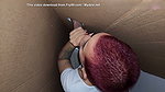 Glory hole Carahoney has fun with this cock in the hole