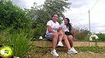 giving us love in the park