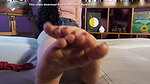 Giving my pale hot girlfriend a feet massage while I tied her up – Nawashi Black