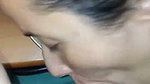 giving a blowjob before the sleepover to big dick, I get horny and milk her